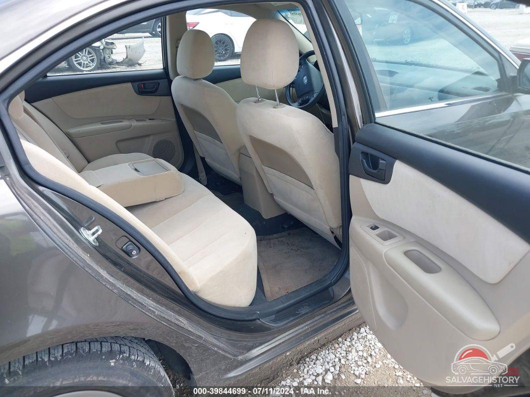 KNAGE228195353200 2009 KIA OPTIMA photo no. 8