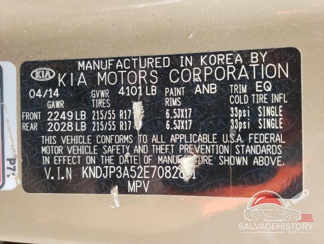 KNDJP3A52E7082811 2014 KIA SOUL photo no. 13