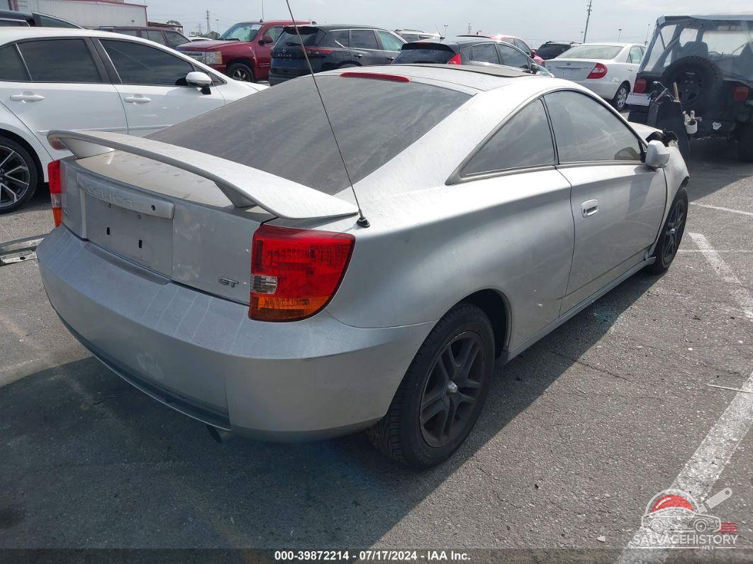 JTDDR32TX20121444 2002 TOYOTA CELICA photo no. 4