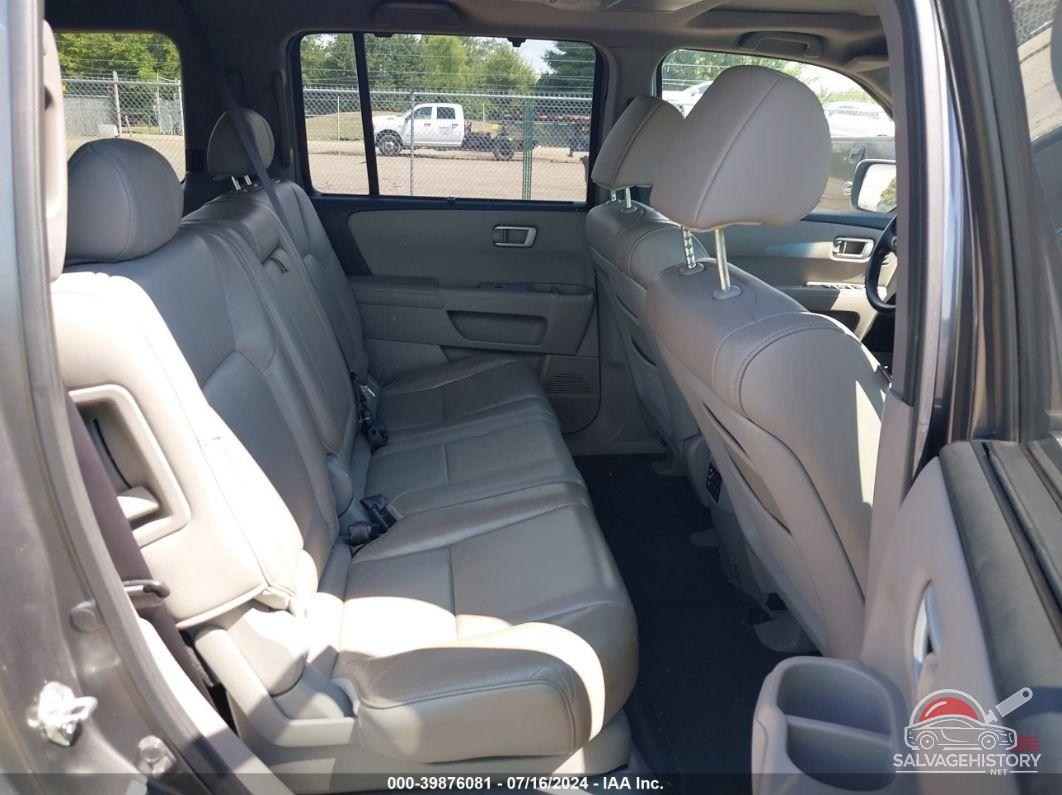 5FNYF3H9XBB030536 2011 HONDA PILOT photo no. 8