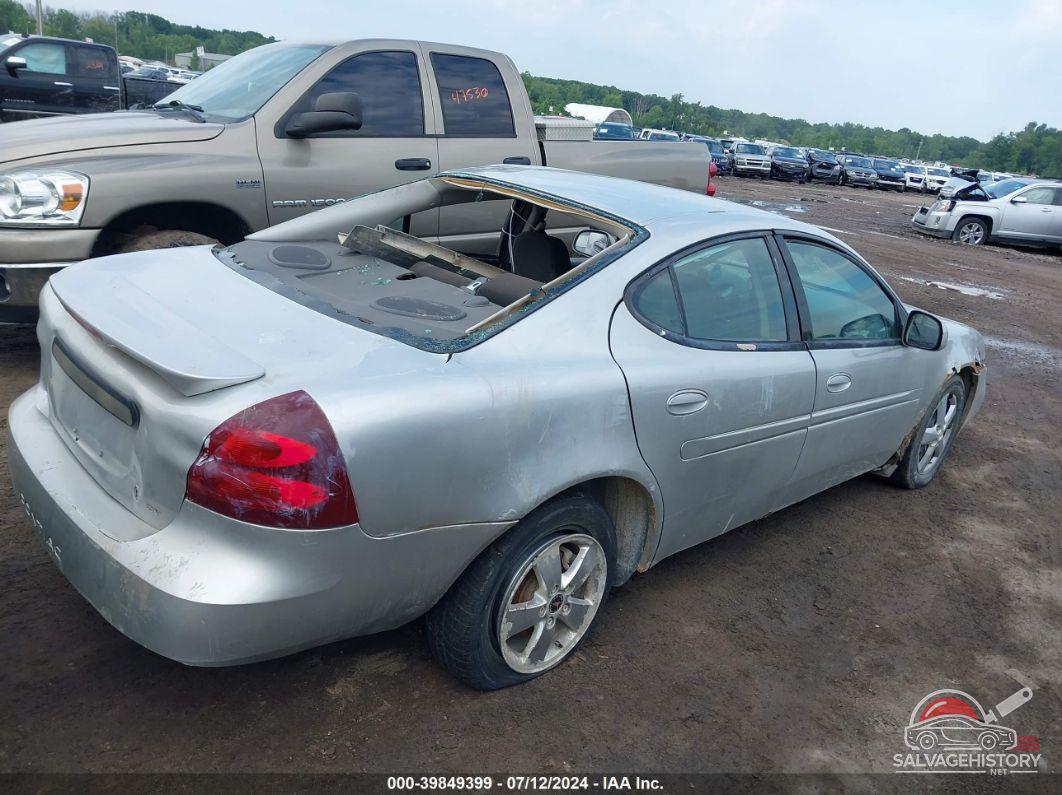 2G2WP542841305260 2004 PONTIAC GRAND PRIX photo no. 4