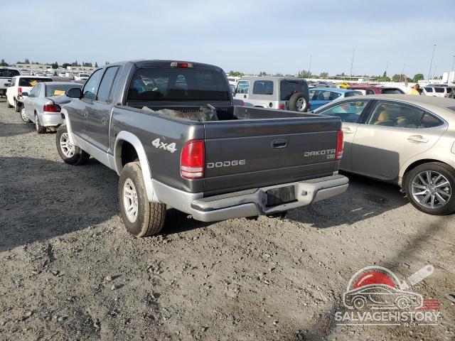 1D7HG48X63S168649 2003 DODGE DAKOTA photo no. 2
