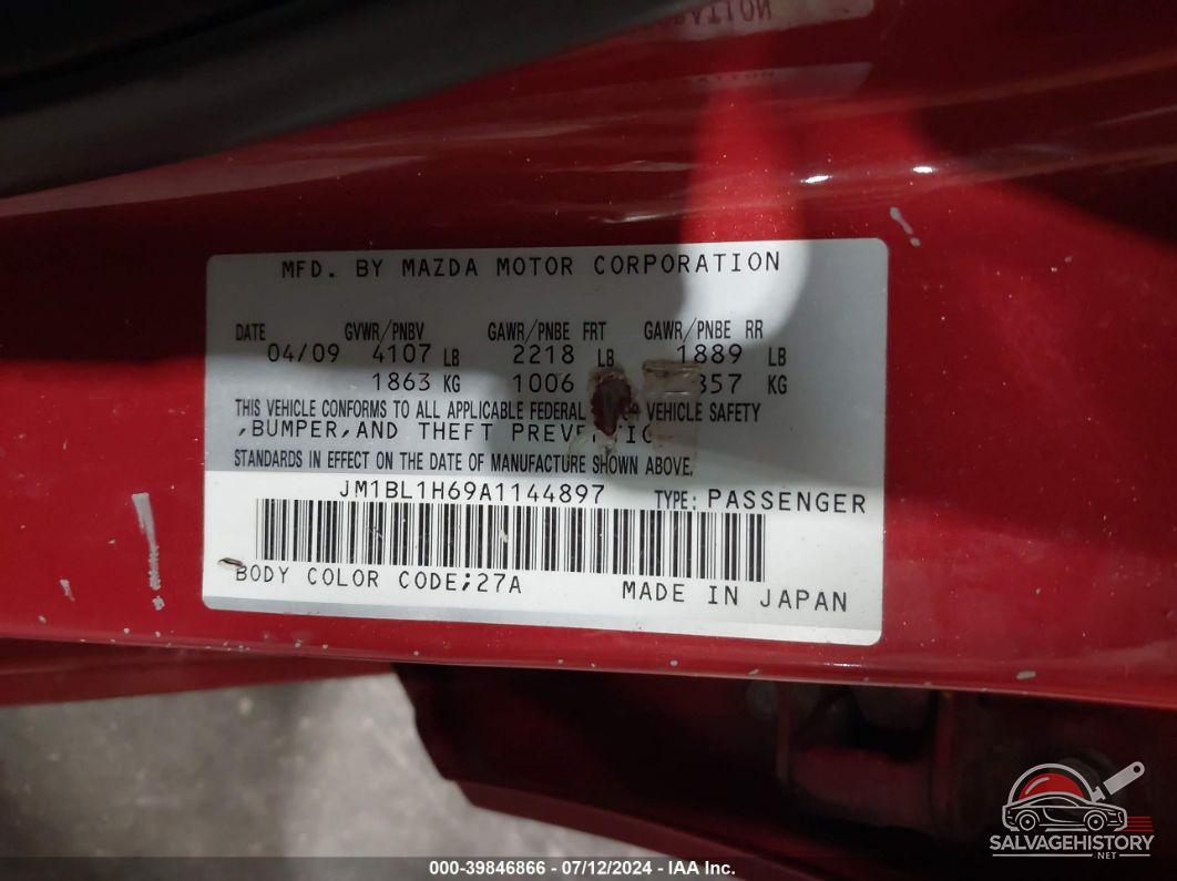 JM1BL1H69A1144897 2010 MAZDA MAZDA3 photo no. 9