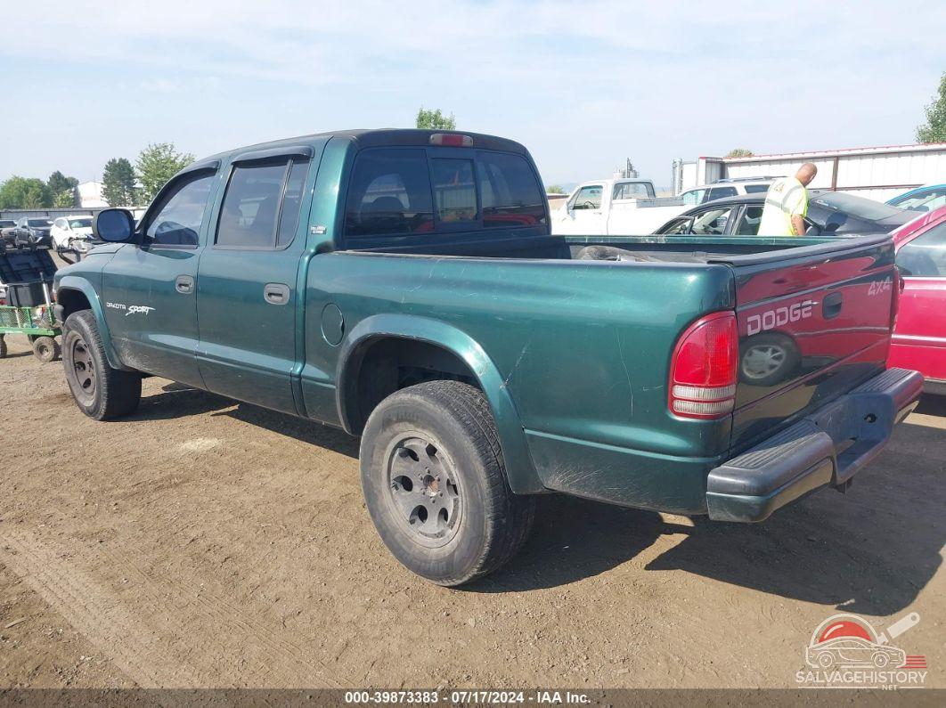 1B7GG2AN5YS666111 2000 DODGE DAKOTA photo no. 3