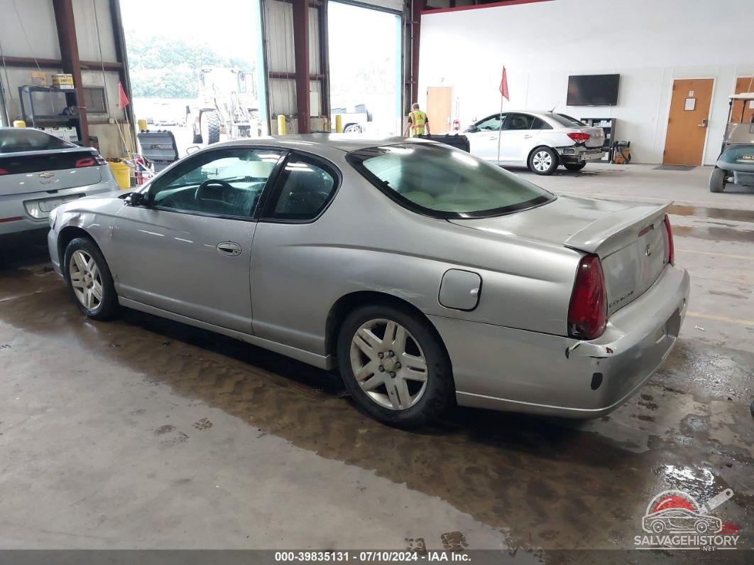 2G1WK15K379413432 2007 CHEVROLET MONTE CARLO photo no. 3