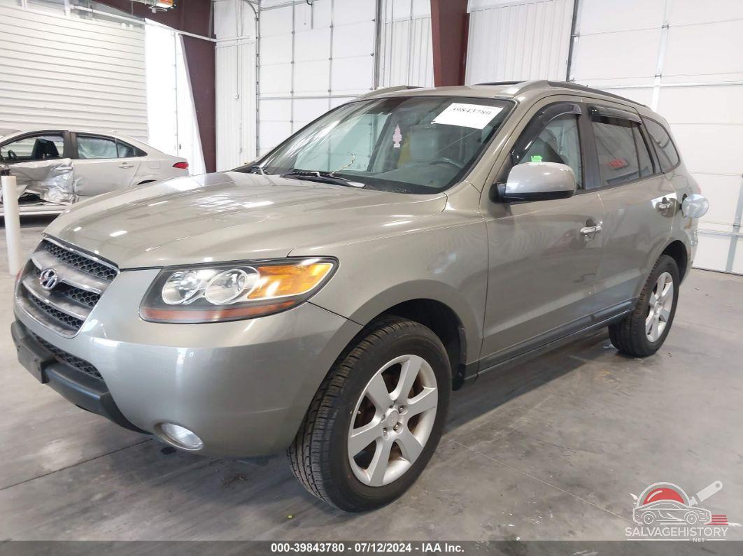 5NMSH13E77H072662 2007 HYUNDAI SANTA FE photo no. 2