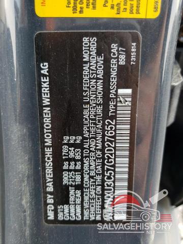 WMWXU3C57G2D27652 2016 MINI COOPER photo no. 13