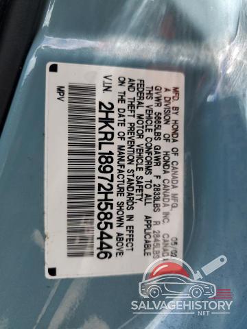 2HKRL18972H585446 2002 HONDA All Models photo no. 13