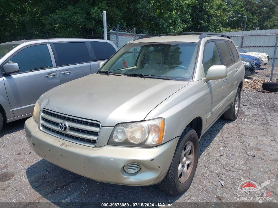 JTEGD21A520046542 2002 TOYOTA HIGHLANDER photo no. 2