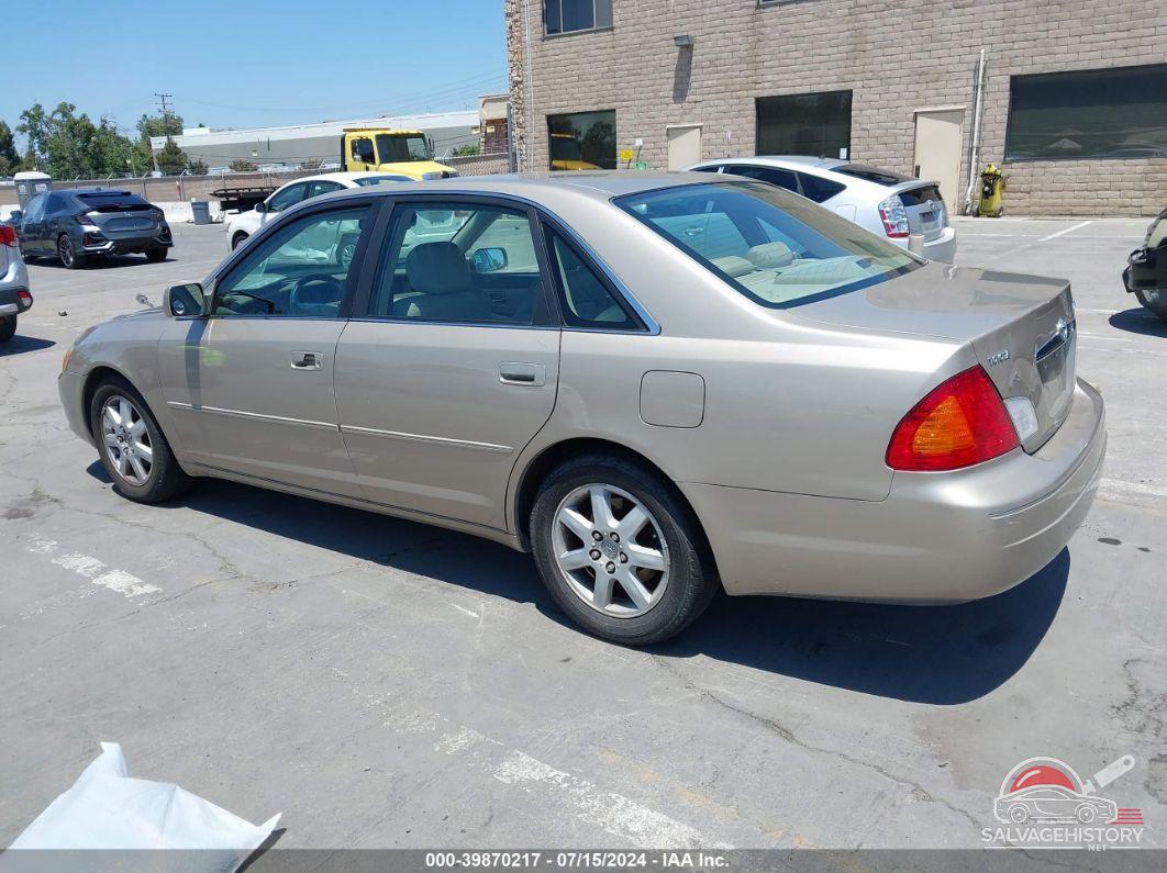 4T1BF28B0YU048249 2000 TOYOTA AVALON photo no. 3