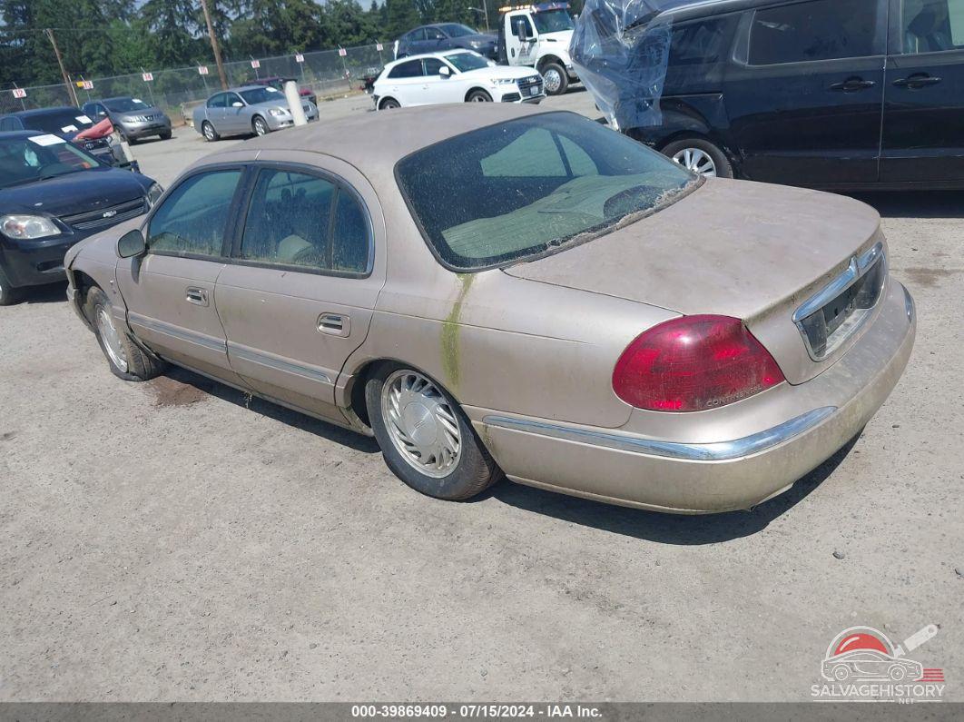 1LNFM97V5WY742758 1998 LINCOLN CONTINENTAL photo no. 3