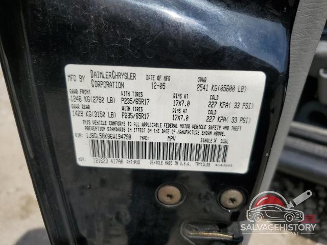 1J8GL58K86W194798 2006 JEEP LIBERTY photo no. 12
