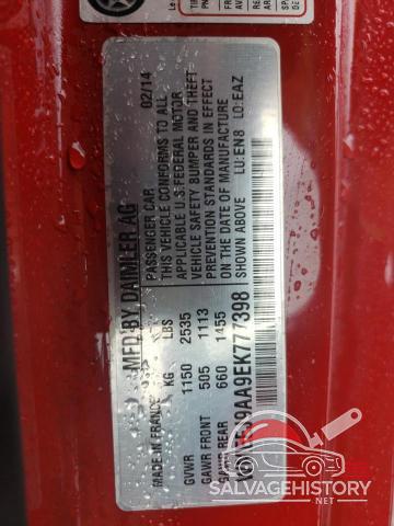 WMEEJ9AA9EK777398 2014 SMART FORTWO photo no. 13