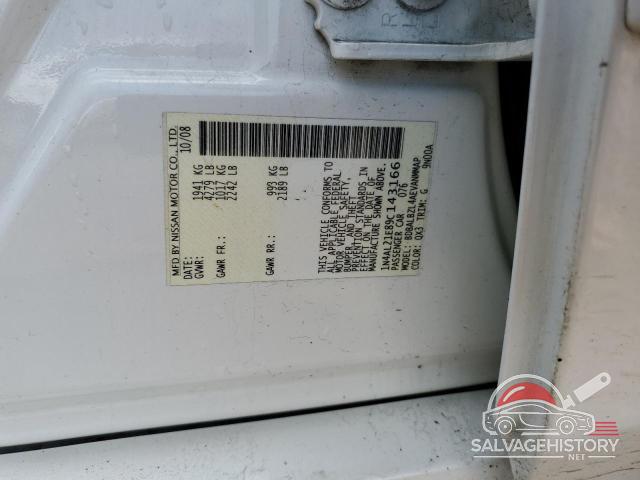 1N4AL21E89C143166 2009 NISSAN ALTIMA photo no. 12