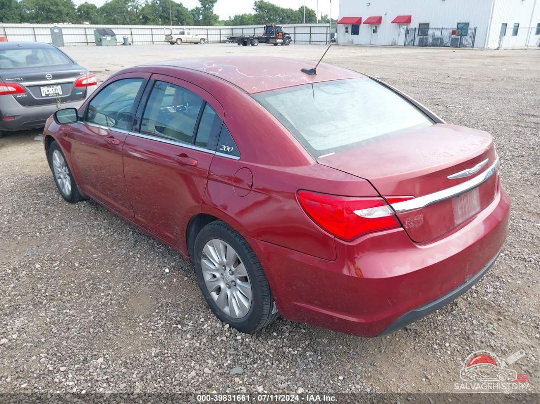 1C3CCBAB6EN209743 2014 CHRYSLER 200 photo no. 3