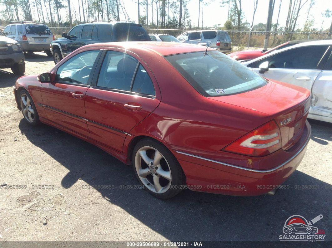 WDBRF40J55F673214 2005 MERCEDES-BENZ C-CLASS photo no. 3