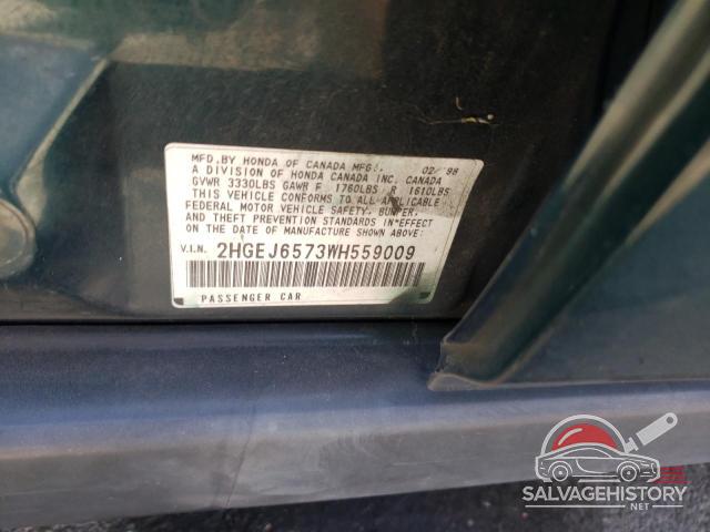2HGEJ6573WH559009 1998 HONDA CIVIC photo no. 12
