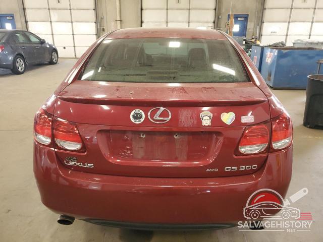 JTHCH96S260012774 2006 LEXUS GS300 photo no. 6