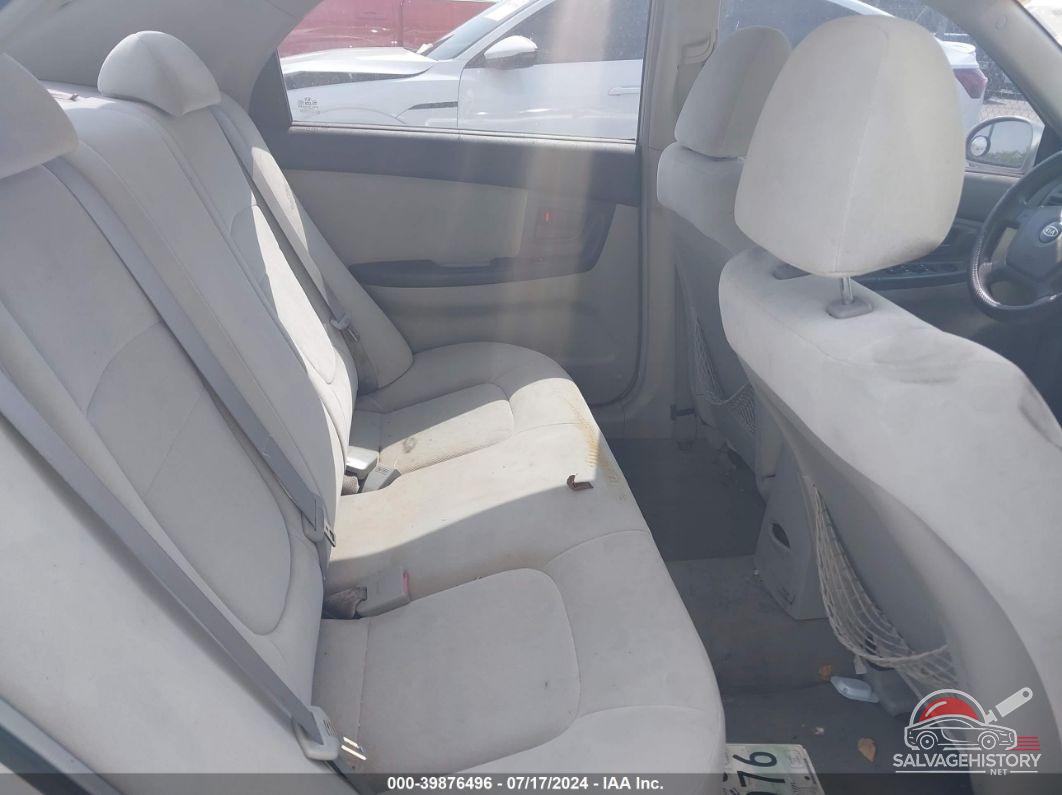 KNAFE121665289613 2006 KIA SPECTRA photo no. 8