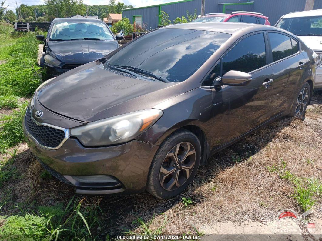 KNAFX4A61F5321053 2015 KIA FORTE photo no. 2