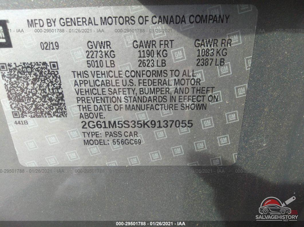 2G61M5S35K9137055 2019 CADILLAC XTS photo no. 9