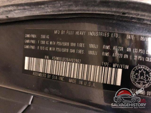 4S4WX9JD2B4402962 2011 SUBARU TRIBECA photo no. 12