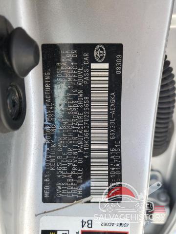 4T1BK36B07U225658 2007 TOYOTA AVALON photo no. 12