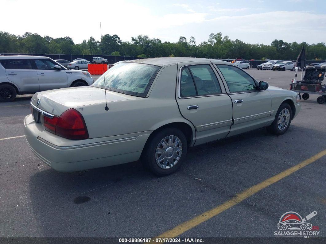 2MEFM74W75X669847 2005 MERCURY GRAND MARQUIS photo no. 4