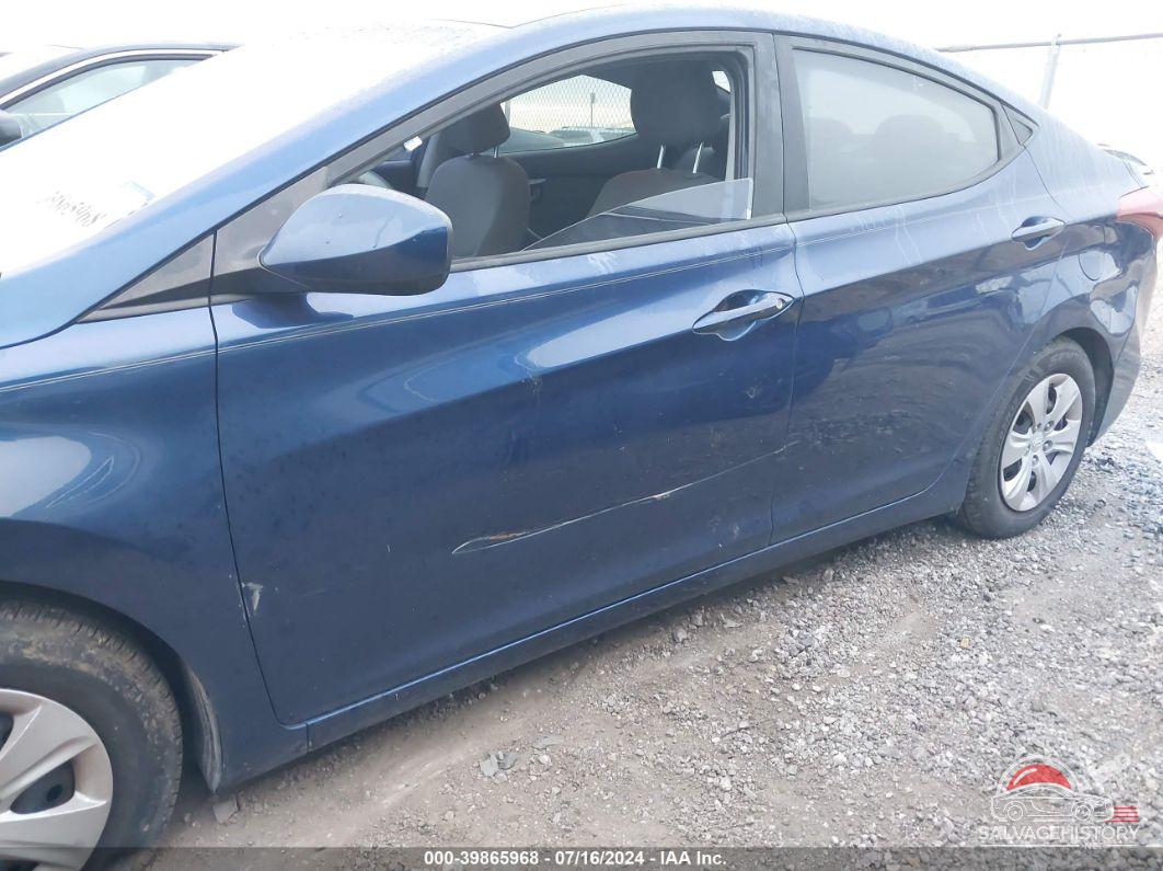 5NPDH4AE5GH748235 2016 HYUNDAI ELANTRA photo no. 6