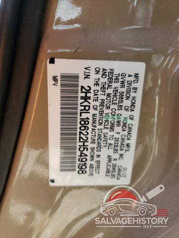 2HKRL18622H549198 2002 HONDA All Models photo no. 13