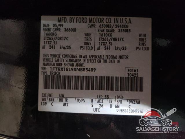 1FTRX18L9XNB85489 1999 FORD All Models photo no. 12