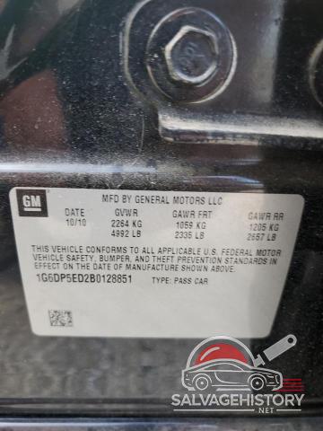 1G6DP5ED2B0128851 2011 CADILLAC CTS photo no. 12