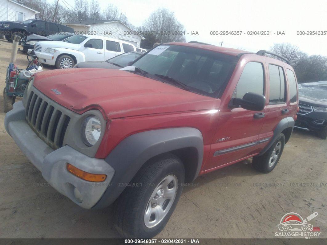 1J4GL48KX4W116998 2004 JEEP LIBERTY photo no. 2