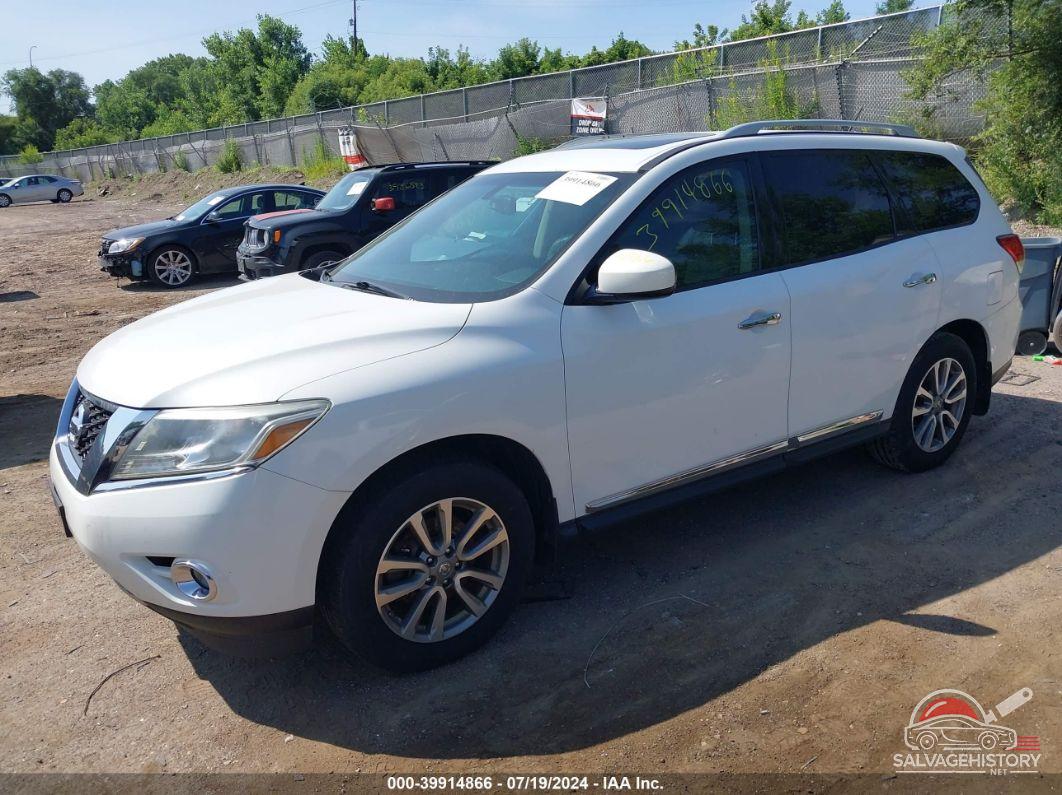 5N1AR2MM4DC675420 2013 NISSAN PATHFINDER photo no. 2