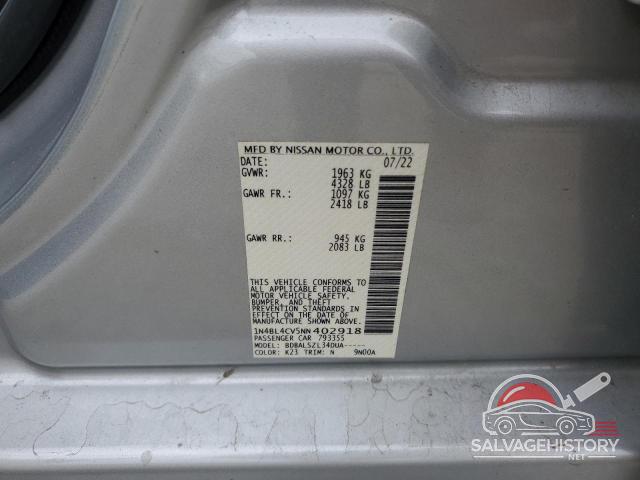 1N4BL4CV5NN402918 2022 NISSAN ALTIMA photo no. 12