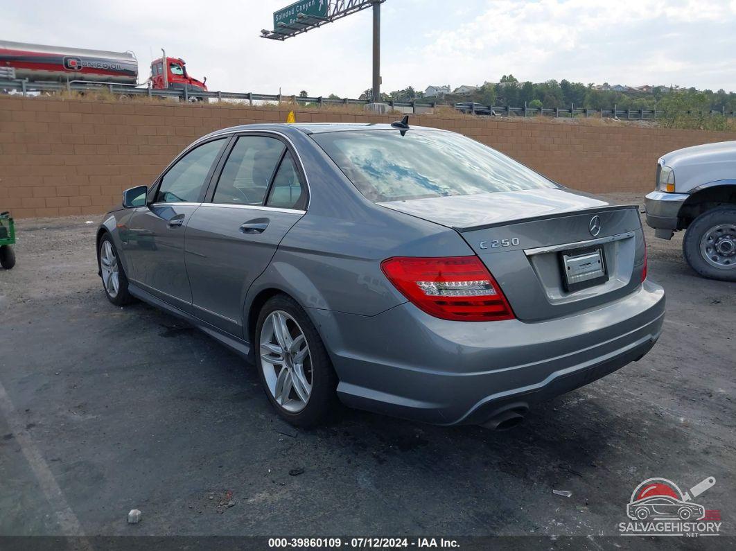 WDDGF4HB3CR237257 2012 MERCEDES-BENZ C 250 photo no. 3