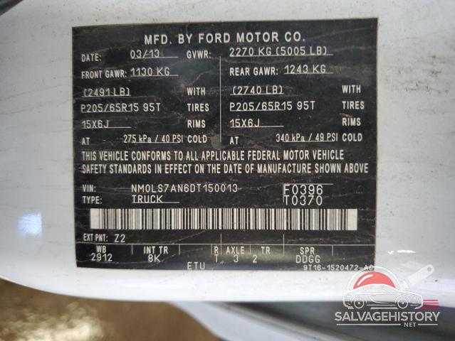 NM0LS7AN6DT150013 2013 FORD TRANSIT photo no. 14