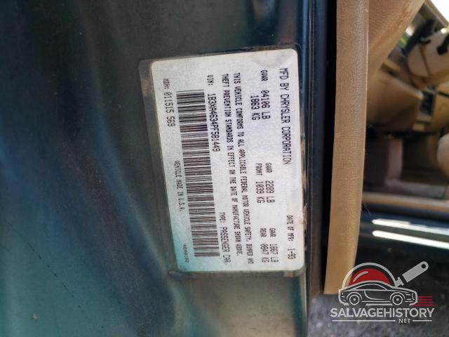 1B3XA4634PF581449 1993 DODGE SPIRIT photo no. 12