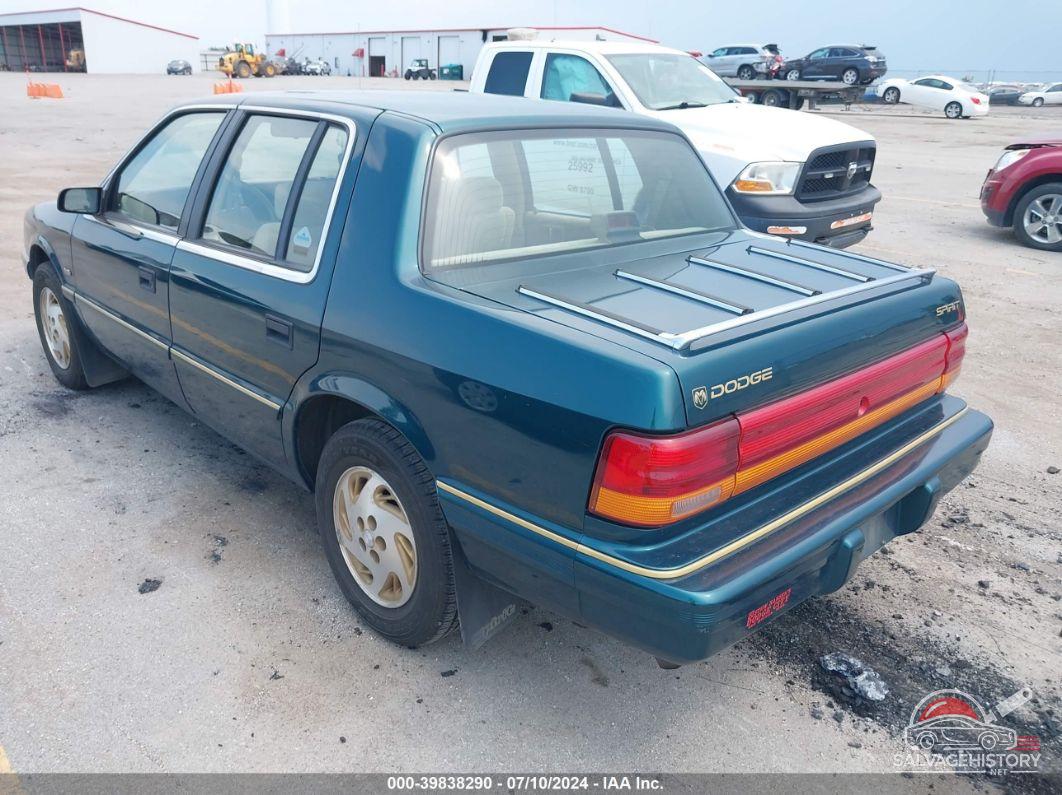 3B3AA4636ST509169 1995 DODGE SPIRIT photo no. 3