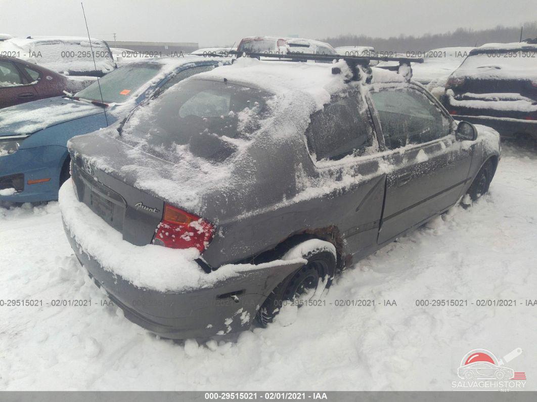 KMHCG35C85U348928 2005 HYUNDAI ACCENT photo no. 4