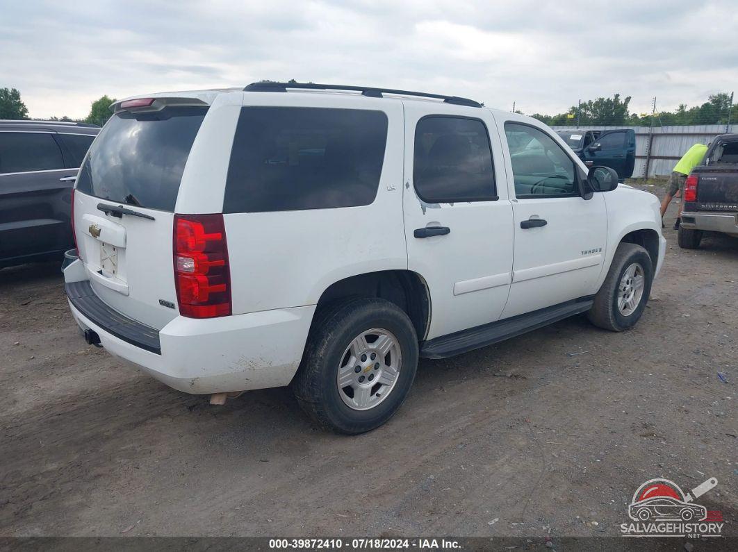 1GNFC13057J388812 2007 CHEVROLET TAHOE photo no. 4