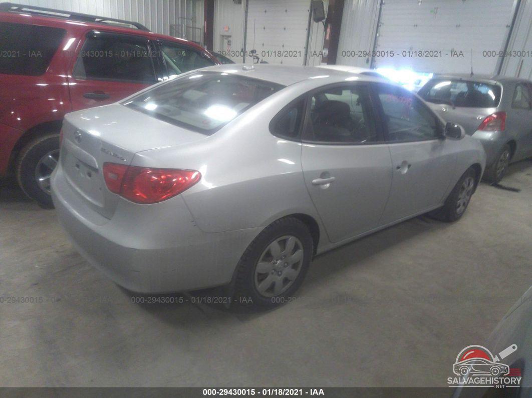 KMHDU46D98U438765 2008 HYUNDAI ELANTRA photo no. 4