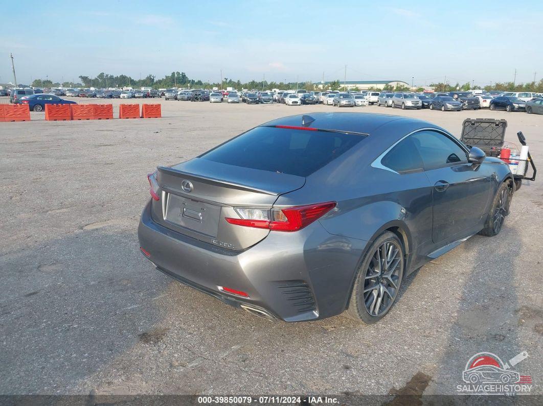 JTHHA5BC1H5006553 2017 LEXUS RC photo no. 4