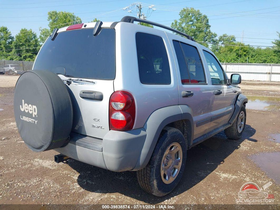 1J4GL48K75W532735 2005 JEEP LIBERTY photo no. 4