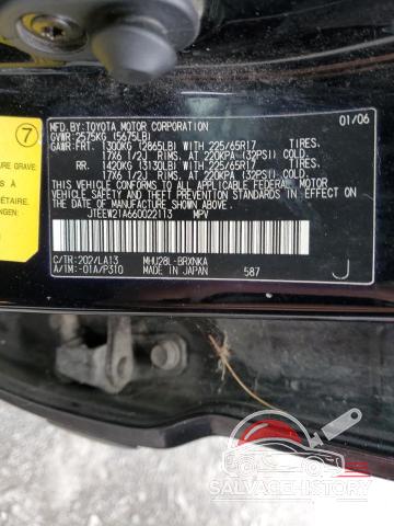 JTEEW21A660022113 2006 TOYOTA HIGHLANDER photo no. 13