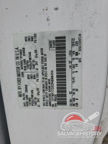1FTRF172X2NB88454 2002 FORD All Models photo no. 12