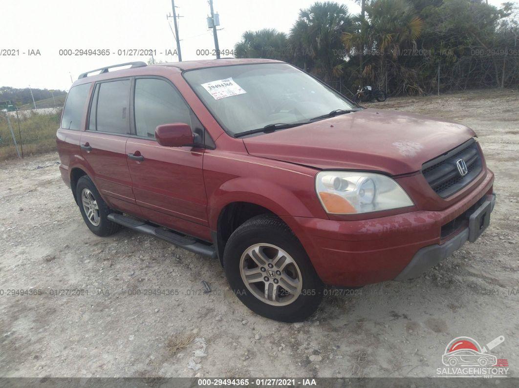 2HKYF18534H512545 2004 HONDA PILOT photo no. 6