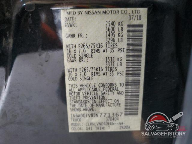 1N6AD0EV8JN771367 2018 NISSAN FRONTIER photo no. 12