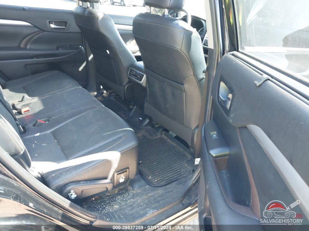 5TDJZRFH3KS590464 2019 TOYOTA HIGHLANDER photo no. 8