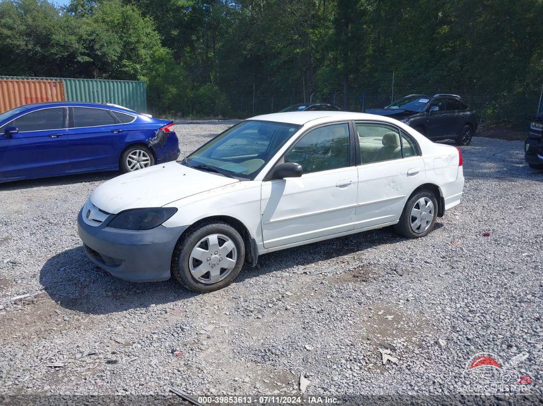2HGES16585H523327 2005 HONDA CIVIC photo no. 2